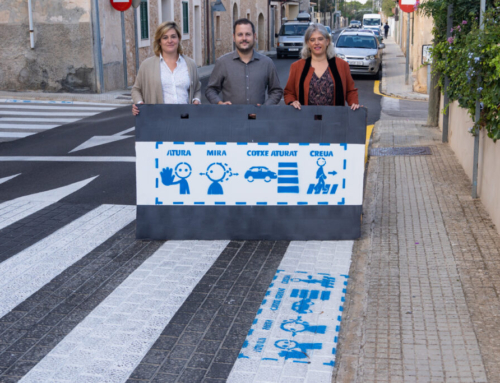 El Ayuntamiento instala pictogramas en los pasos de peatones para favorecer la seguridad de las personas con autismo o con problemas de comprensión
