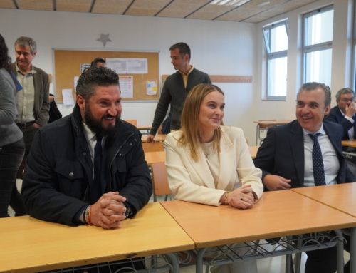 La presidenta del Govern Balear visita el IES Sant Marçal para conocer los detalles de las obras de ampliación  